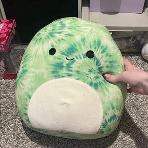 Squishmallows Green Tie-Dye Stuffed Animal